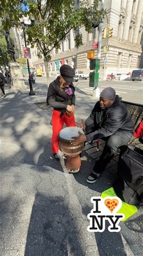 Never Too Old to Play Drums🥁😂 Only in NYC!