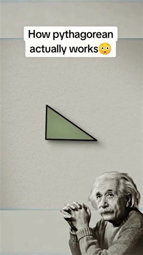 Daily Science Facts & News on Instagram: "📐✨ HOW PYTHAGOREAN THEOREM ACTUALLY WORKS! ✨📐 Ever wondered why a2+b2=c2? The Pythagorean Theorem isn’t just a formula — it’s a geometric truth rooted in the area of squares built on each side of a right triangle. 🔬 Scientific Fact: The square on the hypotenuse is exactly equal to the sum of the areas of the squares on the other two sides — that’s why the theorem always holds true for right triangles! 🔥 Once you see it visually, the math becomes pure