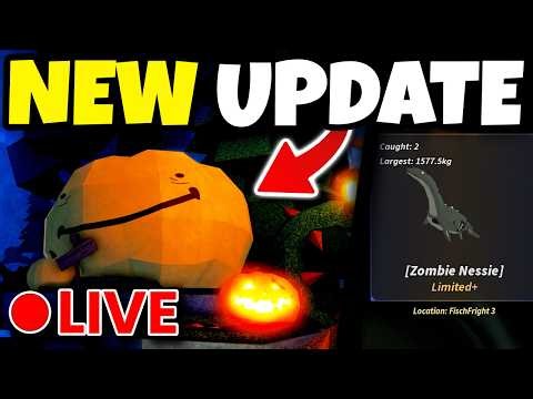 🔴 [LIVE] FISCHFRIGHT 3 UPDATE For FISCH Roblox!