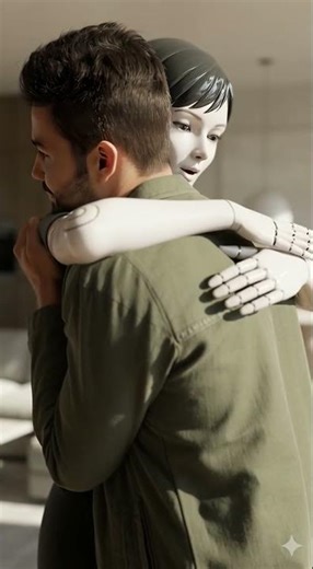 She Knew I Was Having A Bad Day... 🤖❤️ #robot