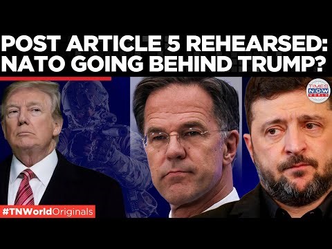 ARTICLE 5 SHOCKER: Ukraine Trains With NATO Amid Trump Peace Push