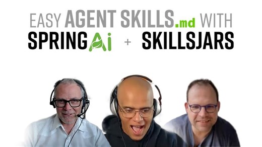 Easy Agent Skills with Spring AI and the new Skillsjars project! | James Ward