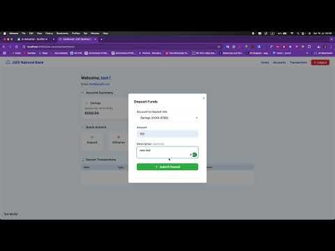 Java EE Banking System Project | EJB, JPA, & GlassFish | Full Source Code