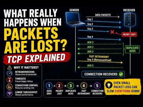 What REALLY Happens When Packets Are Lost? (TCP Explained)