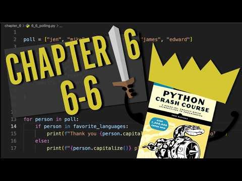 Python Crash Course: Chapter 6 | Try It Yourself 6-6 | Beginner Python Problem Walkthrough!