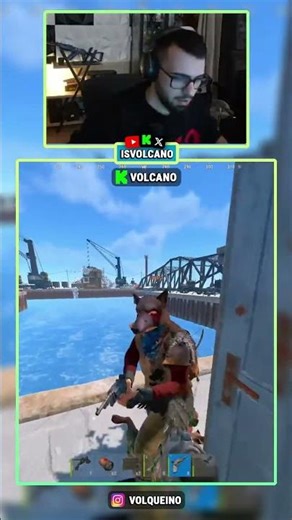 CASI LE GANO A ESTA ZERG PRACTICAMENTE 1VS6!! - #rust #rustgame #pvp #shorts