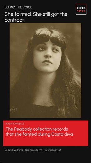 Rosa Ponselle - The Audition She Survived