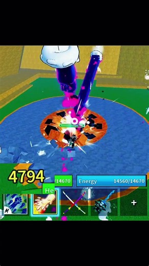 30M ONE shot dough + Godhuman combo #bloxfruits