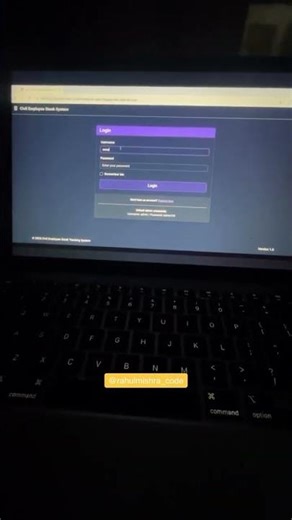 Civil Stock Management System Using Python | Final Year Project 2026 #shorts