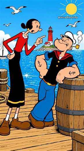 Popeye Episode 1: Tea Party Trouble - Olive Says Be Gentle