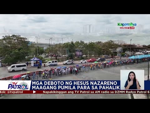 Mga deboto ng Hesus Nazareno maagang pumila para sa pahalik | TV Patrol