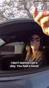 Viral video shows one-handed driver’s uncomfortable traffic stop