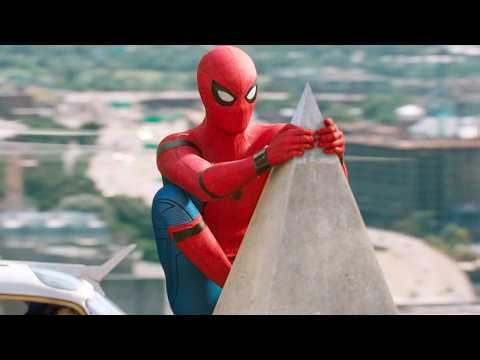 Spider‑Man Saves Friends in Elevator Drop - Washington Monument - Homecoming | Movie Clip HD