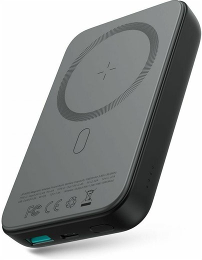 Joyroom JR-W020 MagSafe Power Bank 10000mAh 20W με Θύρα USB-A και Θύρα USB-C Power Delivery / Quick Charge / PPS Μαύρο
