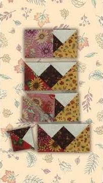 How to Sew the Jamestown Square Quilt Block #quiltblock #patchwork #quilting #quilt #sewing