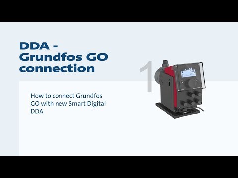 How to connect Grundfos GO with new Smart Digital DDA
