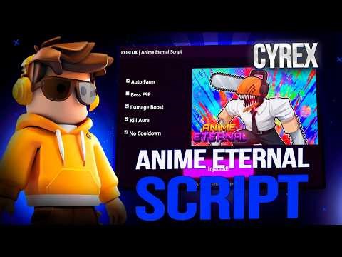 ANIME ETERNAL SCRIPT | FAST KILL AURA, FAST AUTO HATCH, AUTO DUNGEON, RAIDS & MORE