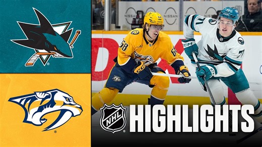 Sharks vs. Predators | NHL Highlights | April 13, 2026