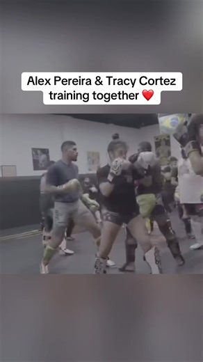 Alex Pereira and Tracy Cortez: Gym Training Together