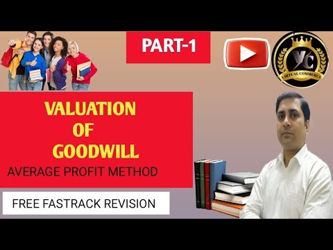 Valuation of Goodwill Class 12 I Average Profit Method I Meaning and Nature of Goodwill