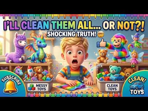 The Cleanup Robot Crew 🤖🎶| Kids Clean-Up Song | Fun Nursery Rhyme for Toddlers & Preschoolers