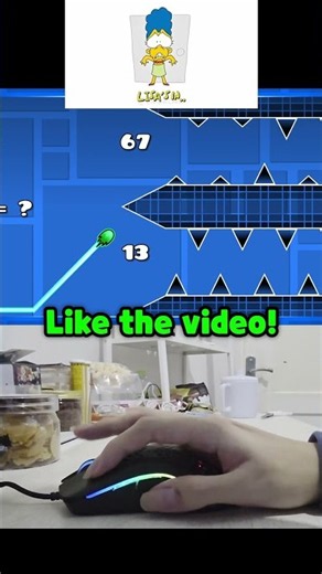 Marge Kept The Lisas In Math Quiz in Geometry Dash!