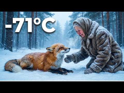 A Seriously Injured Fox Appears at an 83-Year-Old Woman’s Door in a Siberian Blizzard Seeking Help