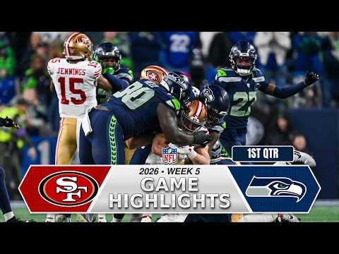 Seattle Seahawks vs San Francisco 49ers Game Highlights 1st-Qtr | Oct 11, 2026 NFL Week 5