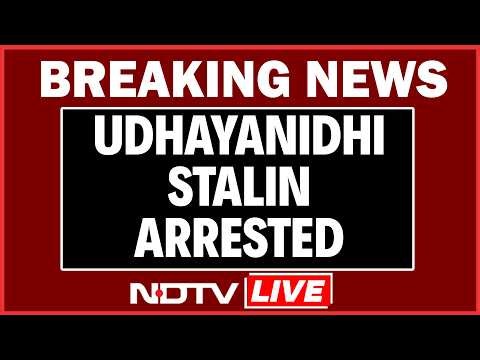 Udhayanidhi Stalin Arrested LIVE Updates | Vijay News | Udhayanidhi Arrested For Remarks On Trisha