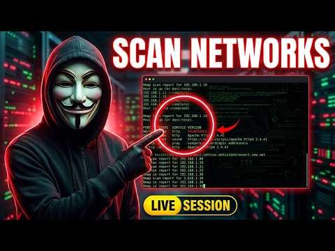 Scanning Networks | Ethical Hacking | Cyber security | Kali linux | Live Session