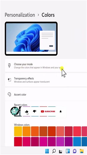 How To Change Colour in Windows 11