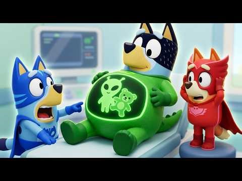 Bluey: What Is Hiding Inside Bandit's Belly? The Ultimate Alien Prank 😱 | Bluey 2D Animation