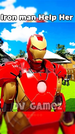 Iron Man Help her #shortvideo