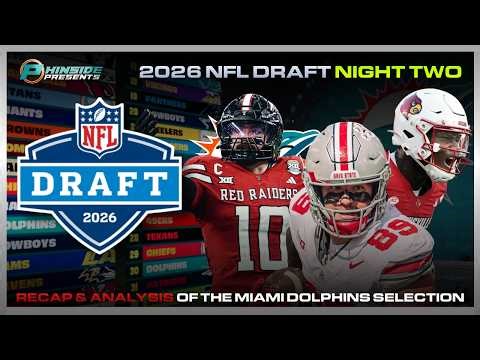 Miami Dolphins Draft Jacob Rodriguez & Chris Bell! | NFL Draft Day 2 Recap