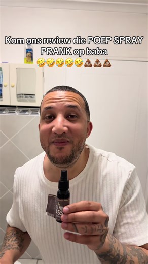 Die Beste POEP SPRAY Prank op Baba!