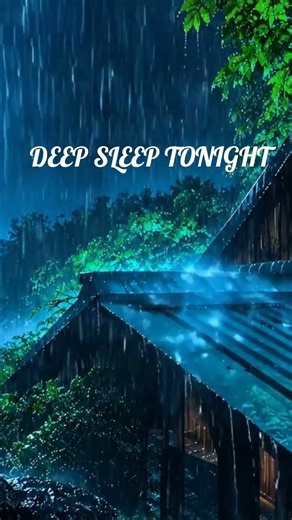 Deep Sleep with Relaxing Rain Sounds on Tin Roof 🌧️ Thunder & Heavy Rain for Sleeping