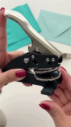 Custom Embosser Plates and Embossing Tool from Paper Source