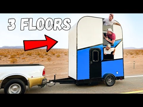 I built a TRIPLE decker micro camper!