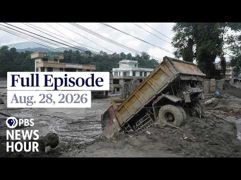 PBS News Hour live episode, Aug. 28, 2026