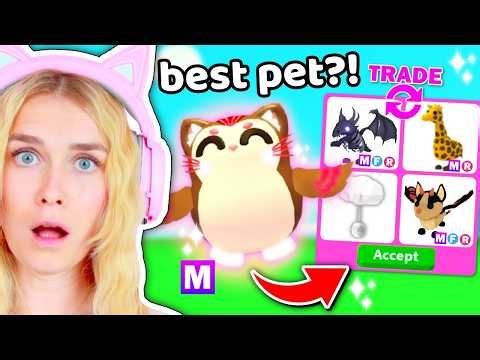Trading My MEGA PURROWL In Adopt Me!