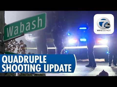 Police still searching for suspects in quadruple shooting