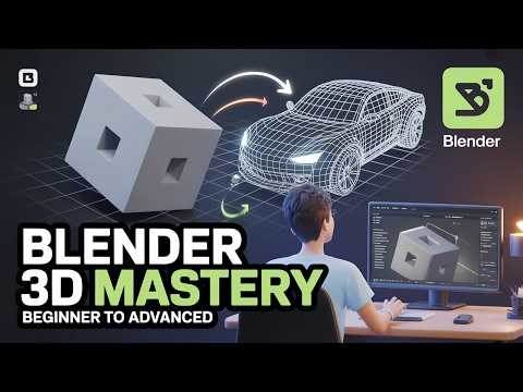 Blender 3D Modeling Tutorial 2026 | Complete Beginner to Advanced Guide | Fast & Easy 3D Modeling