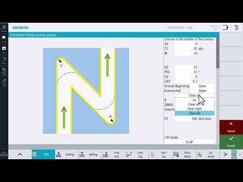 SINUMERIK Tutorial: SMTE – Trochoidal Slot Milling