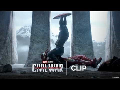 Iron Man, Captain America, and Winter Soldier Fight | Captain America: Civil War | Official Clip