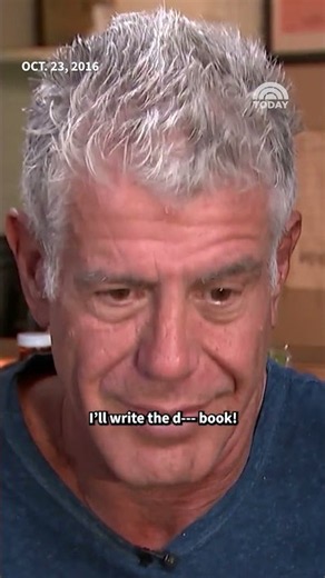 Anthony Bourdain Talks "Kitchen Confidential"