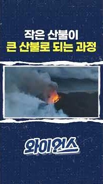 작은 산불이 큰 산불로 되는 과정 #shorts