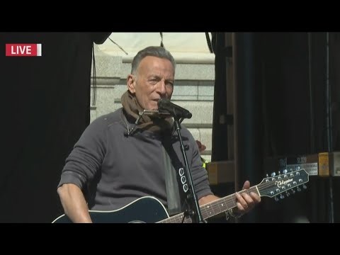 ‘Embarrassing and cringeworthy’: Springsteen attacked over anti-ICE stunt