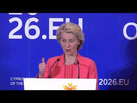 LIVE: EU-chief von der Leyen holds news conference in Cyprus