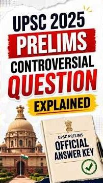 Controversial UPSC PYQ? Wet Bulb Temperature Answer Key Explained | Prelims 2025