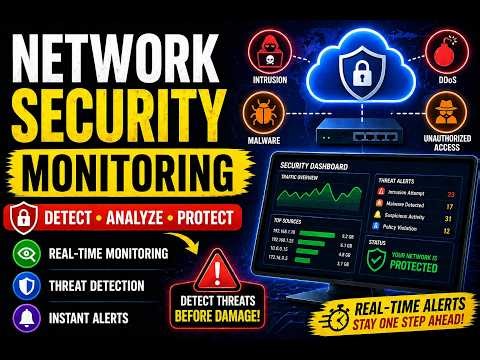 Security Monitoring in Networks 🚀 | Threat Detection Explained